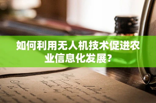 如何利用无人机技术促进农业信息化发展？