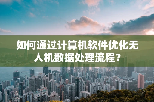 如何通过计算机软件优化无人机数据处理流程？