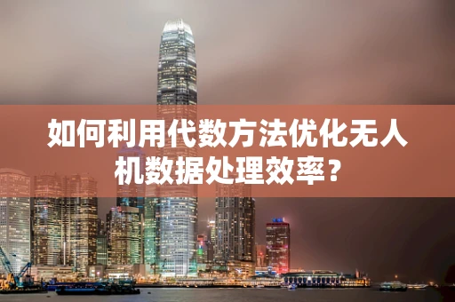 如何利用代数方法优化无人机数据处理效率？