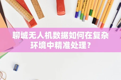 聊城无人机数据如何在复杂环境中精准处理？