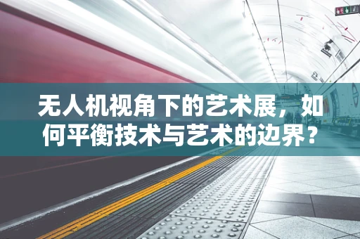 无人机视角下的艺术展，如何平衡技术与艺术的边界？