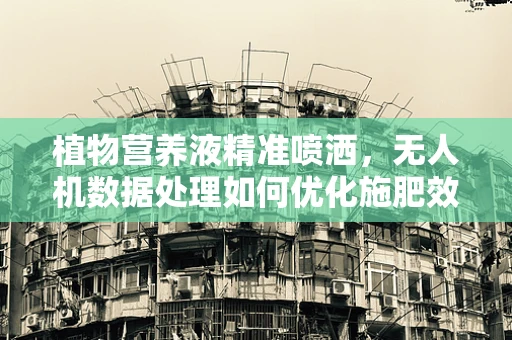 植物营养液精准喷洒，无人机数据处理如何优化施肥效率？