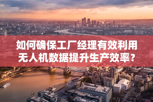 如何确保工厂经理有效利用无人机数据提升生产效率？