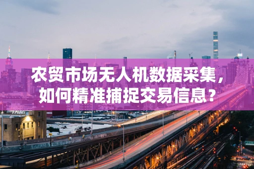 农贸市场无人机数据采集，如何精准捕捉交易信息？