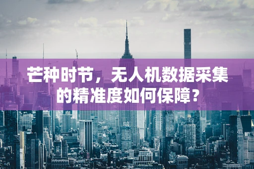 芒种时节，无人机数据采集的精准度如何保障？