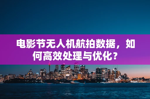 电影节无人机航拍数据，如何高效处理与优化？
