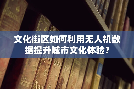 文化街区如何利用无人机数据提升城市文化体验？