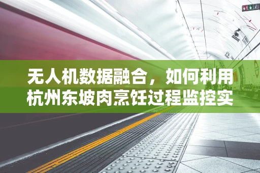 无人机数据融合，如何利用杭州东坡肉烹饪过程监控实现精准温控？