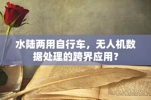 水陆两用自行车，无人机数据处理的跨界应用？