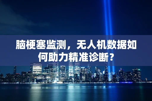 脑梗塞监测，无人机数据如何助力精准诊断？