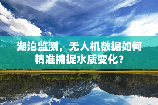 湖泊监测，无人机数据如何精准捕捉水质变化？