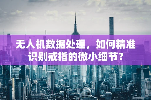 无人机数据处理，如何精准识别戒指的微小细节？