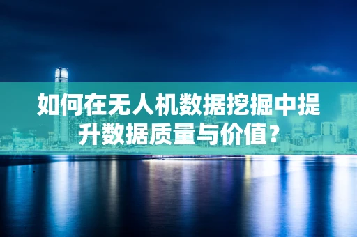 如何在无人机数据挖掘中提升数据质量与价值？