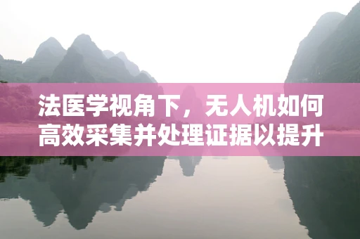 法医学视角下，无人机如何高效采集并处理证据以提升犯罪现场调查？