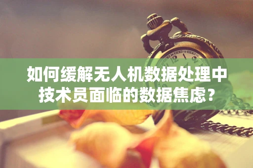 如何缓解无人机数据处理中技术员面临的数据焦虑？