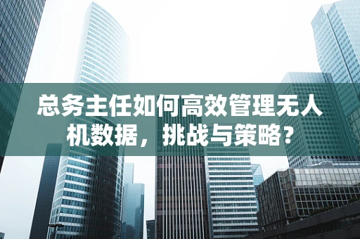 总务主任如何高效管理无人机数据，挑战与策略？