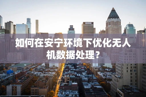 如何在安宁环境下优化无人机数据处理？