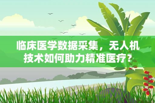 临床医学数据采集，无人机技术如何助力精准医疗？