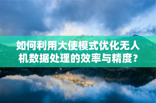 如何利用大使模式优化无人机数据处理的效率与精度？