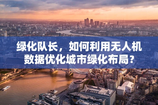 绿化队长，如何利用无人机数据优化城市绿化布局？