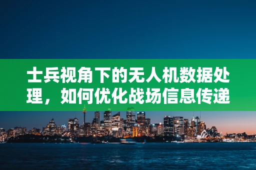 士兵视角下的无人机数据处理，如何优化战场信息传递？
