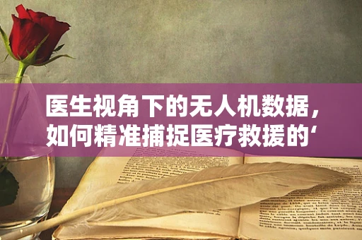 医生视角下的无人机数据，如何精准捕捉医疗救援的‘黄金时刻’？