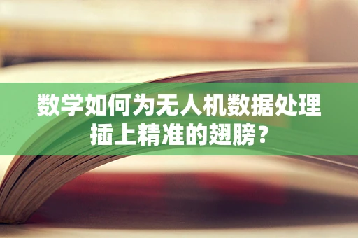 数学如何为无人机数据处理插上精准的翅膀？