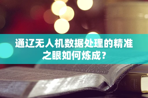 通辽无人机数据处理的精准之眼如何炼成？