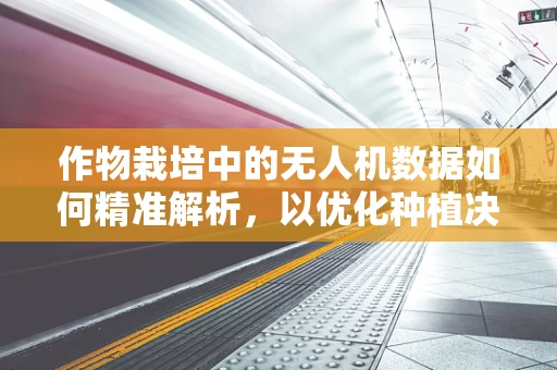 作物栽培中的无人机数据如何精准解析，以优化种植决策？