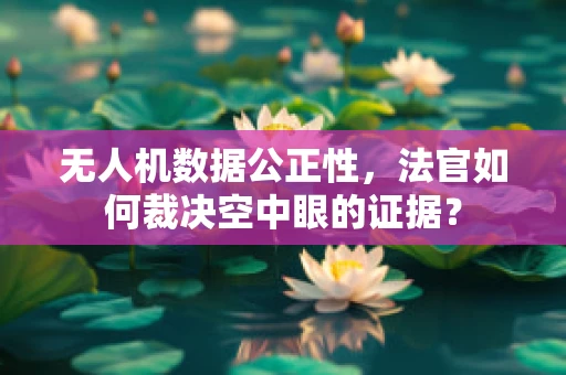 无人机数据公正性，法官如何裁决空中眼的证据？