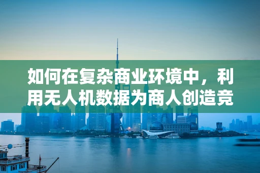 如何在复杂商业环境中，利用无人机数据为商人创造竞争优势？