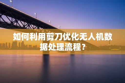 如何利用剪刀优化无人机数据处理流程？