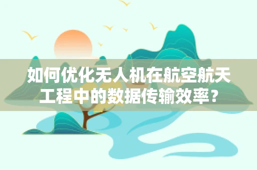 如何优化无人机在航空航天工程中的数据传输效率？