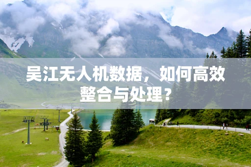 吴江无人机数据，如何高效整合与处理？
