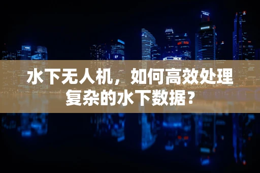 水下无人机，如何高效处理复杂的水下数据？
