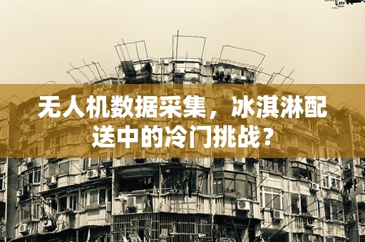 无人机数据采集，冰淇淋配送中的冷门挑战？