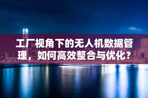 工厂视角下的无人机数据管理，如何高效整合与优化？