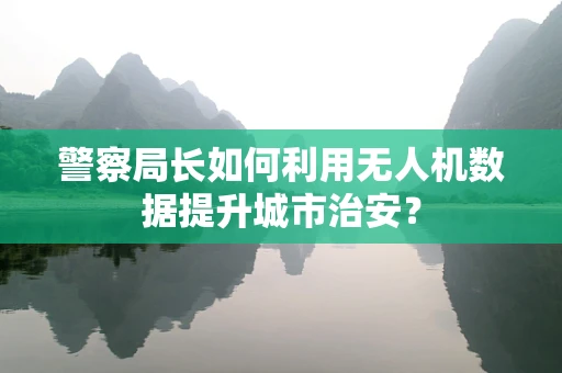 警察局长如何利用无人机数据提升城市治安？