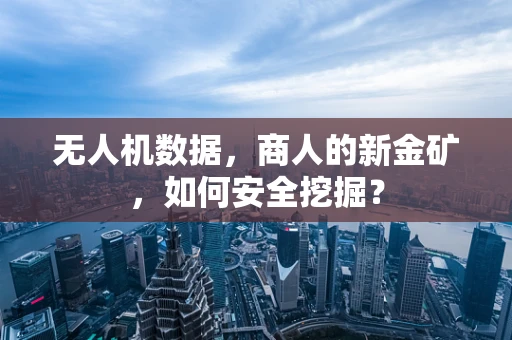 无人机数据，商人的新金矿，如何安全挖掘？