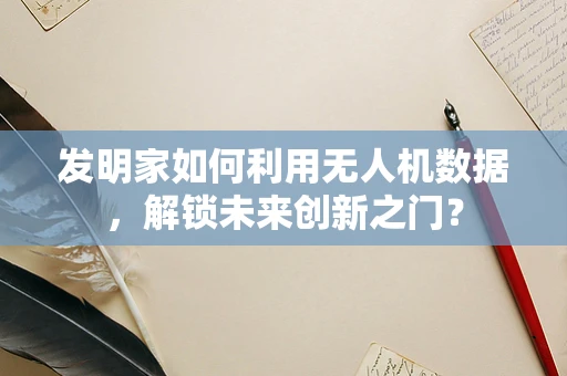 发明家如何利用无人机数据，解锁未来创新之门？
