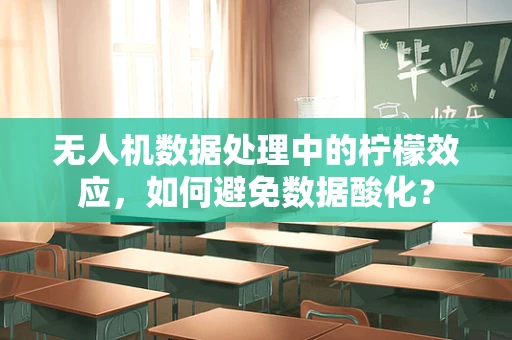 无人机数据处理中的柠檬效应，如何避免数据酸化？