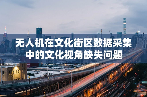无人机在文化街区数据采集中的文化视角缺失问题