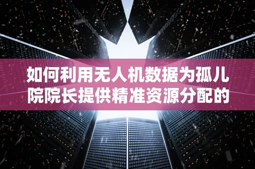 如何利用无人机数据为孤儿院院长提供精准资源分配的智慧之眼？