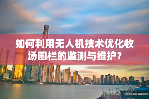 如何利用无人机技术优化牧场围栏的监测与维护？