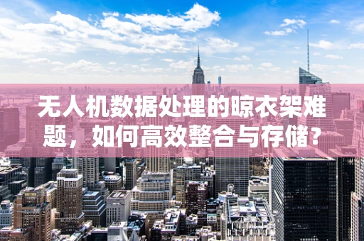 无人机数据处理的晾衣架难题，如何高效整合与存储？