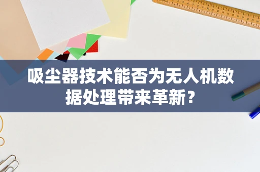 吸尘器技术能否为无人机数据处理带来革新？