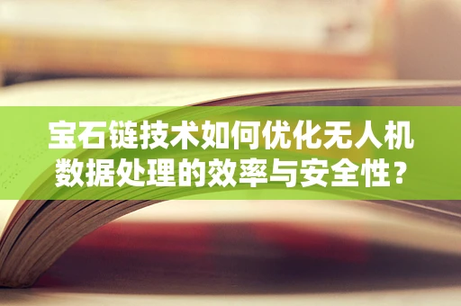 宝石链技术如何优化无人机数据处理的效率与安全性？