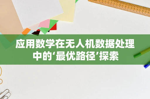 应用数学在无人机数据处理中的‘最优路径’探索