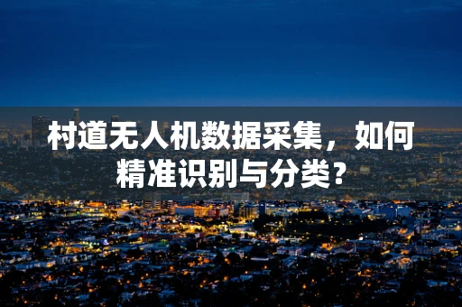 村道无人机数据采集，如何精准识别与分类？