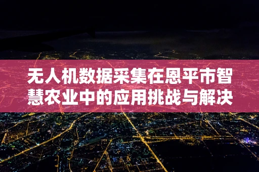 无人机数据采集在恩平市智慧农业中的应用挑战与解决方案